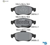 BRAKE PAD SET DISC BRAKE BPD1009 FOR MITSUBISHI ASX COLT/VII/Hatchback DACIA