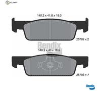 BRAKE PAD SET DISC BRAKE BPD1010 FOR RENAULT CLIO/IV/Hatchback/Van/Grandtour