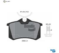 BRAKE PAD SET DISC BRAKE BPD1015 FOR RENAULT CLIO/III/Grandtour/Hatchback/Van