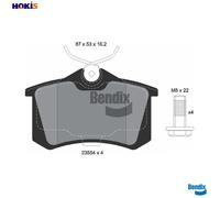 BRAKE PAD SET DISC BRAKE BPD1015 FOR RENAULT CLIO/III/Grandtour/Hatchback/Van