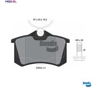 BRAKE PAD SET DISC BRAKE BPD1015 FOR RENAULT CLIO/III/Grandtour/Hatchback/Van