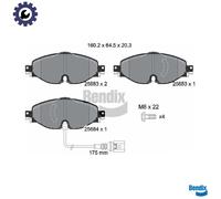BRAKE PAD SET DISC BRAKE BPD1016 FOR SKODA KAROQ SUPERB/III OCTAVIA/IV/Combi Q2