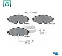 BRAKE PAD SET DISC BRAKE BPD1016 FOR SKODA KAROQ SUPERB/III OCTAVIA/IV/Combi Q2