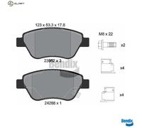 BRAKE PAD SET DISC BRAKE BPD1019 FOR FIAT DOBLO/Box/Body/MPV OPEL ADAM 1.9L 3cyl