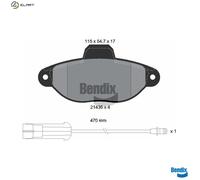 BRAKE PAD SET DISC BRAKE BPD1020 FOR ZASTAVA FIAT PUNTO/Van/Convertible 1.2L 10