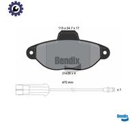 BRAKE PAD SET DISC BRAKE BPD1020 FOR ZASTAVA FIAT PUNTO/Van/Convertible 1.2L 10