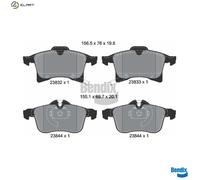 BRAKE PAD SET DISC BRAKE BPD1022 FOR CHEVROLET OPEL ZAFIRA/Box/Body/MPV/FAMILY