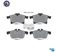 BRAKE PAD SET DISC BRAKE BPD1022 FOR CHEVROLET OPEL ZAFIRA/Box/Body/MPV/FAMILY