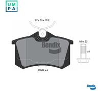 BRAKE PAD SET DISC BRAKE BPD1027 FOR SKODA RENAULT SCÉNIC/MPV MEGANE/Grandtour