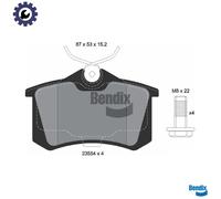 BRAKE PAD SET DISC BRAKE BPD1027 FOR SKODA RENAULT SCÉNIC/MPV Megane/Kombi/van