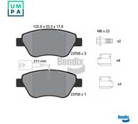 BRAKE PAD SET DISC BRAKE BPD1028 FOR ALFA ROMEO FIAT FIORINO/MPV/Box/Body/MPV
