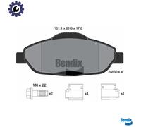 BRAKE PAD SET DISC BRAKE BPD1036 FOR PEUGEOT 3008/Van/MPV 308/SW/CC 1.2L 3cyl
