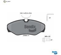 BRAKE PAD SET DISC BRAKE BPD1042 FOR RENAULT TRAFIC/II/Platform/Chassis/Van 2.0L