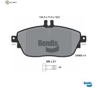 BRAKE PAD SET DISC BRAKE BPD1047 FOR INFINITI MERCEDES-BENZ GLA-CLASS 1.5L 4cyl