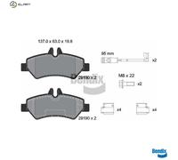 BRAKE PAD SET DISC BRAKE BPD1048 FOR VW CRAFTER/30-50/Platform/Chassis/Van/Bus