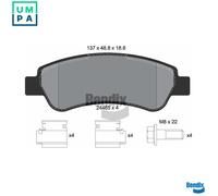 BRAKE PAD SET DISC BRAKE BPD1050 FOR PEUGEOT BOXER/Platform/Chassis/Van/Bus 2.2L
