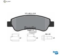 BRAKE PAD SET DISC BRAKE BPD1050 FOR PEUGEOT BOXER/Platform/Chassis/Van/Bus 2.2L
