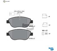 BRAKE PAD SET DISC BRAKE BPD1053 FOR FIAT FIORINO/MPV/Box/Body/MPV BRAVO/Van
