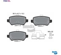 BRAKE PAD SET DISC BRAKE BPD1057 FOR KIA VENGA/Hatchback/Van CHEVROLET 1.4L 4cyl