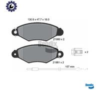 BRAKE PAD SET DISC BRAKE BPD1058 FOR RENAULT NISSAN K9K702/700/714/718 1.5L 4cyl