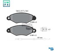 BRAKE PAD SET DISC BRAKE BPD1058 FOR RENAULT NISSAN K9K702/700/714/718 1.5L 4cyl