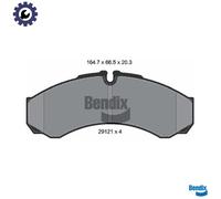 BRAKE PAD SET DISC BRAKE BPD1059 FOR RENAULT TRUCKS MASCOTT/Platform/Chassis