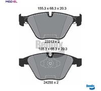 BRAKE PAD SET DISC BRAKE BPD1065 FOR BMW 3/E92/E91/Convertible/E90/F0/F80 X1