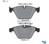 BRAKE PAD SET DISC BRAKE BPD1065 FOR BMW 3/E92/E91/Convertible/E90/F0/F80 X1