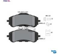 BRAKE PAD SET DISC BRAKE BPD1072 FOR PEUGEOT PARTNER/Box/Body/MPV RIFTER 308