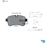 BRAKE PAD SET DISC BRAKE BPD1080 FOR IVECO DAILY/VI/Platform/Chassis/Van/Bus