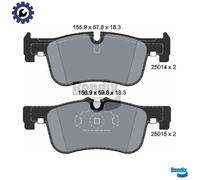 BRAKE PAD SET DISC BRAKE BPD1085 FOR BMW 2/F87/Convertible/F3/F0/F1 B37D15 1.5L