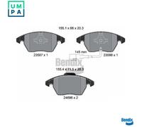 BRAKE PAD SET DISC BRAKE BPD1087 FOR SKODA SUPERB/II OCTAVIA/Combi YETI VW