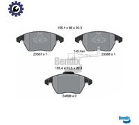 BRAKE PAD SET DISC BRAKE BPD1087 FOR SKODA SUPERB/II OCTAVIA/Combi YETI VW