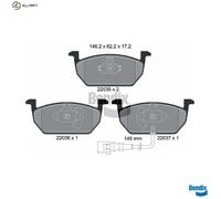 BRAKE PAD SET DISC BRAKE BPD1092 FOR SKODA OCTAVIA/III/Combi VW GOLF/VII/Van