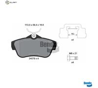 BRAKE PAD SET DISC BRAKE BPD1099 FOR PEUGEOT EXPERT/Platform/Chassis/Van/TEPEE
