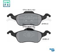 BRAKE PAD SET DISC BRAKE BPD1106 FOR FORD FOCUS/Van/Turnier EDDC/EDDB 2.0L 4cyl