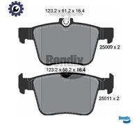 BRAKE PAD SET DISC BRAKE BPD1124 FOR SKODA VW ATLAS GOLF/VII ARTEON/SHOOTING
