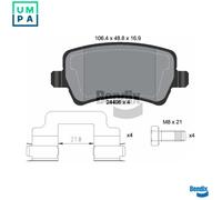 BRAKE PAD SET DISC BRAKE BPD1138 FOR LAND ROVER RANGE/EVOQUE/VAN/Convertible