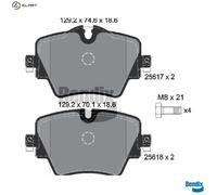 BRAKE PAD SET DISC BRAKE BPD1142 FOR MINI BMW 3/X/G01/F97/G08/G21/G81/X2/G20