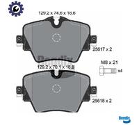 FRONT BRAKE PAD SET DISC BRAKE FITS: BMW 2 MONOCAB 218 I/225 I/220 D/220 D XD