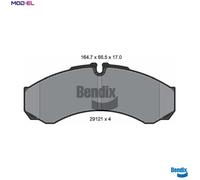 BRAKE PAD SET DISC BRAKE BPD1151 FOR RENAULT MASTER/PRO/Van MASCOTT IVECO