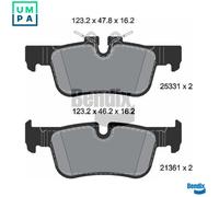 BRAKE PAD SET DISC BRAKE BPD1157 FOR MINI BMW 2/Gran/F44/Tourer/F46/Active/F45