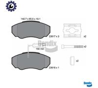 BRAKE PAD SET DISC BRAKE BPD1161 FOR PEUGEOT BOXER/Van/Bus/Platform/Chassis 2.8L