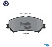 BRAKE PAD SET DISC BRAKE BPD1178 FOR RENAULT SCÉNIC/GRAND/IV TALISMAN ESPACE