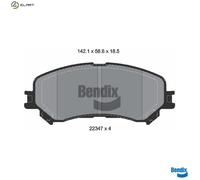 BRAKE PAD SET DISC BRAKE BPD1178 FOR RENAULT SCÉNIC/GRAND/IV TALISMAN ESPACE