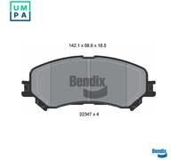 BRAKE PAD SET DISC BRAKE BPD1178 FOR RENAULT SCÉNIC/GRAND/IV TALISMAN ESPACE