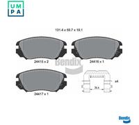 BRAKE PAD SET DISC BRAKE BPD1179 FOR BUICK SAAB OPEL INSIGNIA/Country/Tourer 9-5