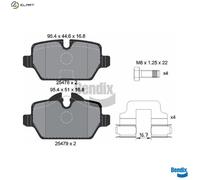 BRAKE PAD SET DISC BRAKE BPD1192 FOR MINI N47 C20 A 2.0L N47C16A N16B16A 1.6L