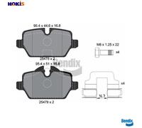BRAKE PAD SET DISC BRAKE BPD1192 FOR MINI N47 C20 A 2.0L N47C16A N16B16A 1.6L