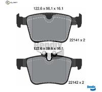 BRAKE PAD SET DISC BRAKE BPD1193 FOR LAND ROVER DISCOVERY/SPORT/VAN RANGE 1.5L